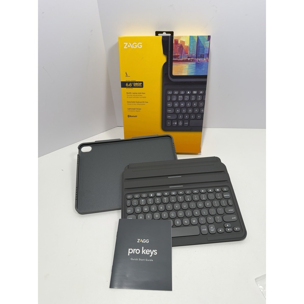 ZAGG Pro Keys Wireless Keyboard Case for Apple iPad Air 10.9" 4th/5th Gen